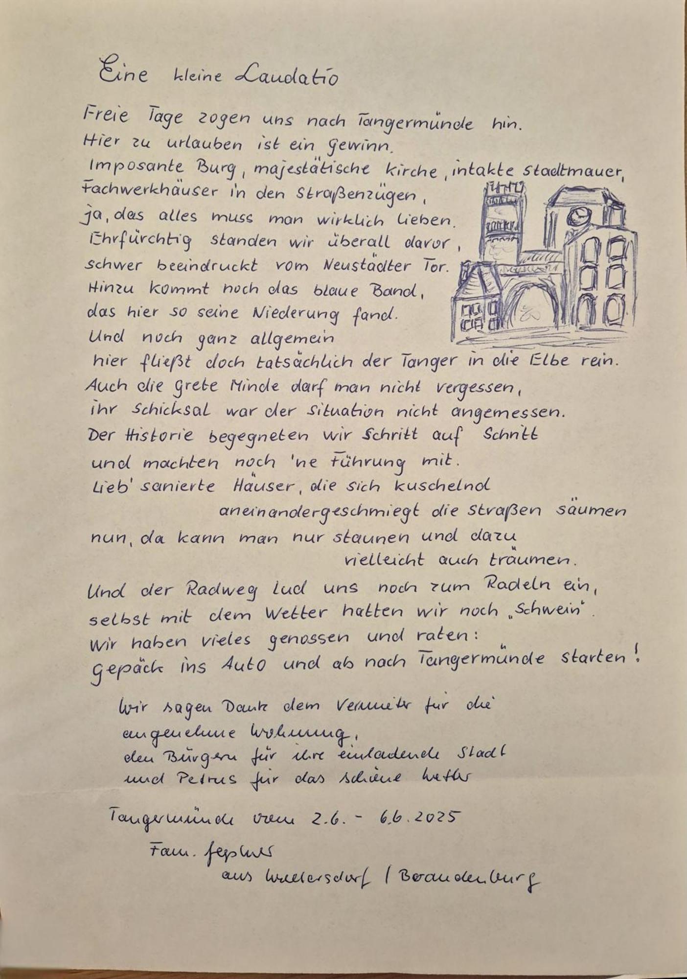 Fewo Grete - Minde Tangermünde Dış mekan fotoğraf